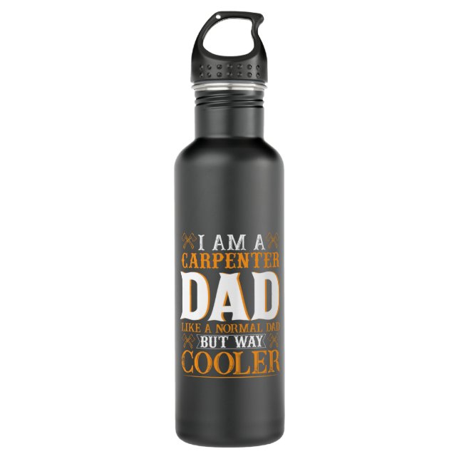 Father's Day I Am A Carpenter Dad 710 Ml Water Bottle (Front)