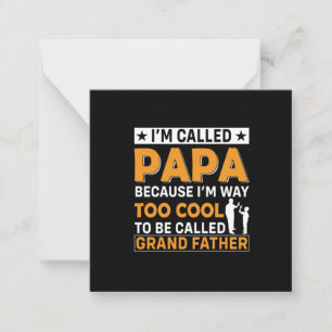 Father's Day I Am Called Papa Card