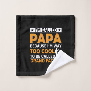 Father's Day I Am Called Papa Wash Cloth