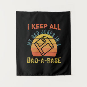 Father's Day I Keep All My Father Jokes Tapestry