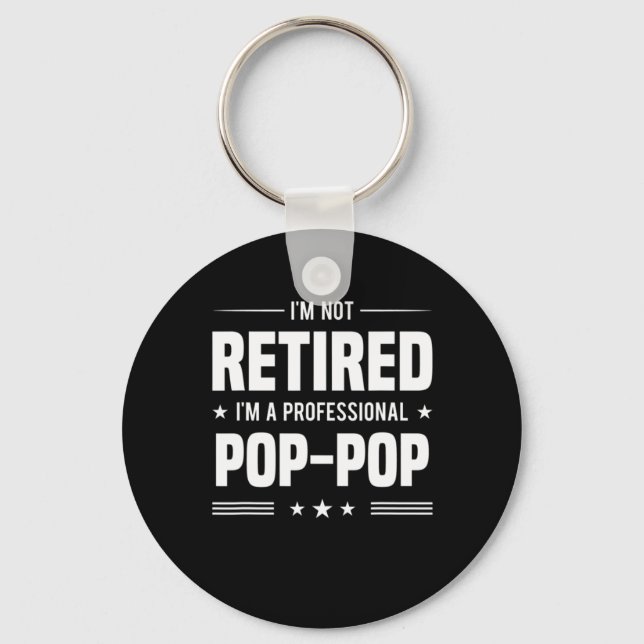 Father's Day | Im A Professional Pop Pop Keychain (Front)
