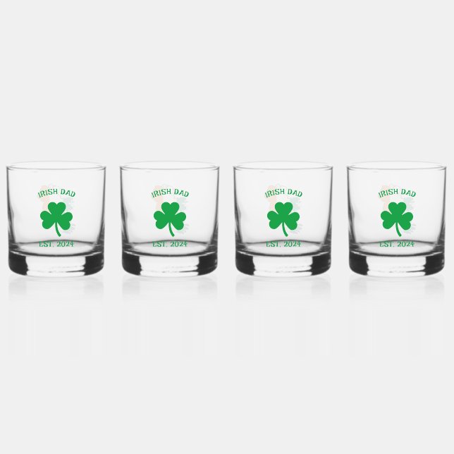 Father's Day Irish Whiskey Glass Set (Back)