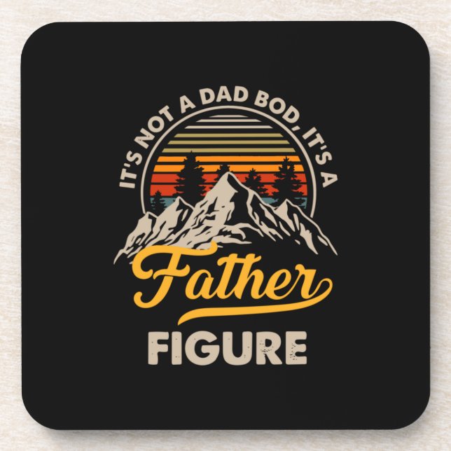Father's Day It Is A Daddy Figure Coaster (Front)