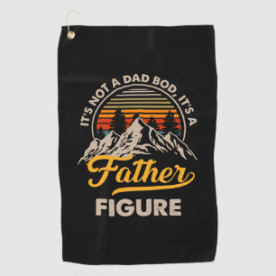 Father's Day It Is A Daddy Figure Golf Towel