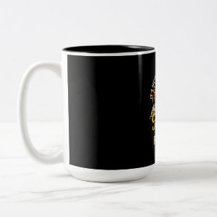 Father's Day It Is A Daddy Figure Two-Tone Coffee Mug
