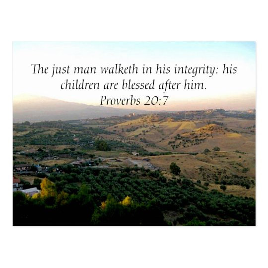 Father's Day Italy & Scripture Gifts Postcard