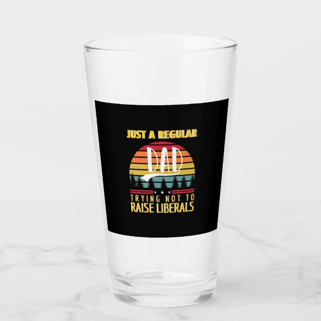 Father's Day | Just A Regular Dad Glass (Front)