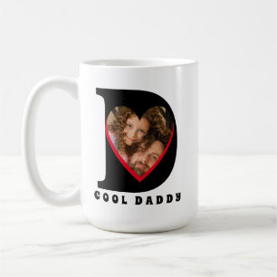 Father's Day Keepsake Photo Dad Heart Collage Coffee Mug