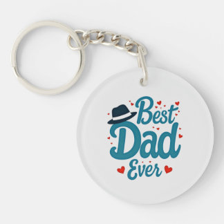 Father's day keychain