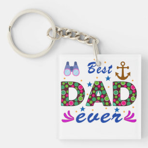 father's day keychain