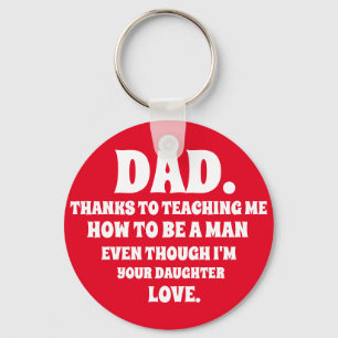 Father's Day keychain Grandpa keychain Papa loves