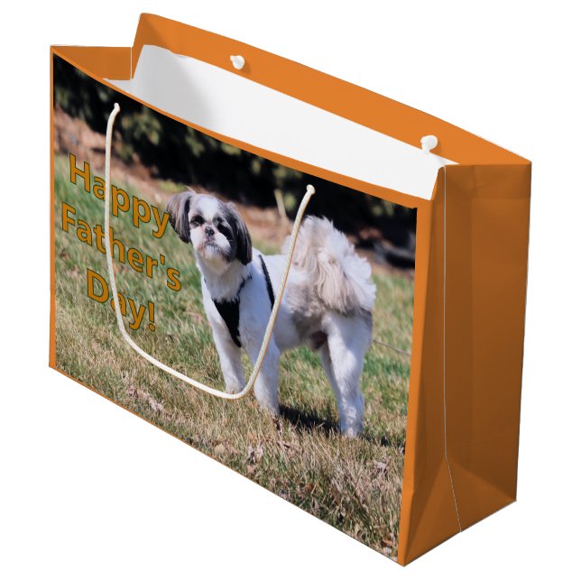 Father's day large gift bag (Front Angled)