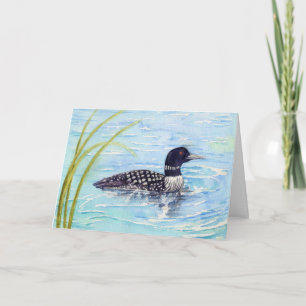 Father's Day Loon Enjoy the Day Greeting Card