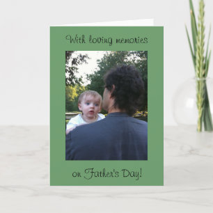 Father's Day Loving Memories PHOTO Card