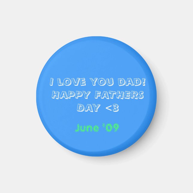 Fathers day magnet (Front)