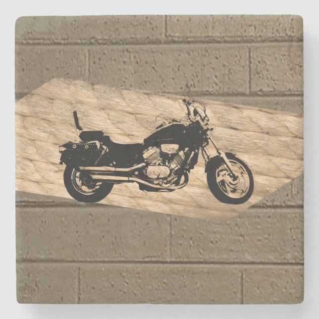 Father's Day Marble Stone Coaster (Front)