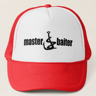 Father's Day Master Baiter Fishing Dad Trucker Hat
