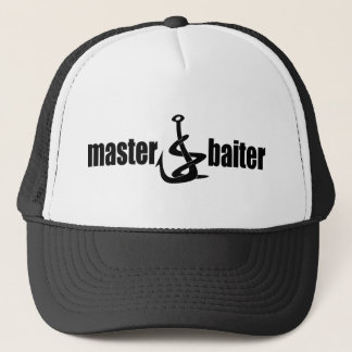 Father's Day Master Baiter Fishing Dad Trucker Hat
