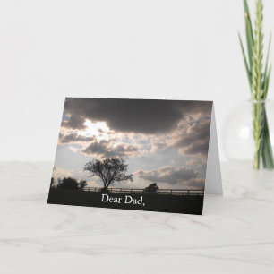 Father's Day Memorial Keepsake Card