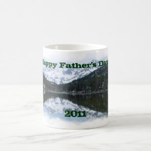 Father's Day Mountain and Lake Coffee Mug