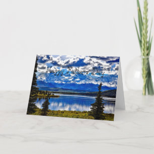Fathers Day Mountain Lake Card