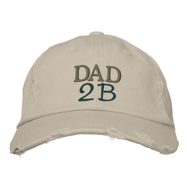 Father's Day New Dad Embroidered Hat (Front)