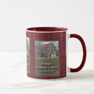 Father's Day Old Pennsylvania Bank Barn Mug
