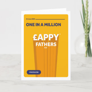 Fathers Day One in a Million Card