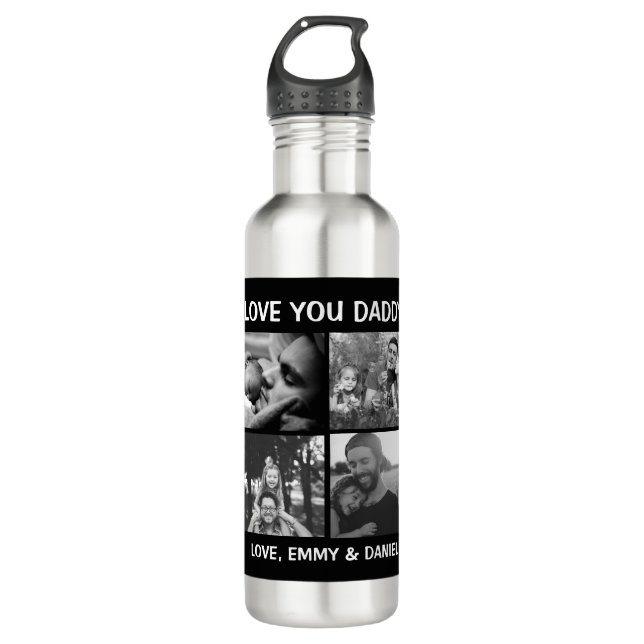 Father's Day or Birthday Gift | Love You Daddy     710 Ml Water Bottle (Front)