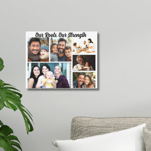 Father's Day - Our Roots, Our Strength Canvas Print