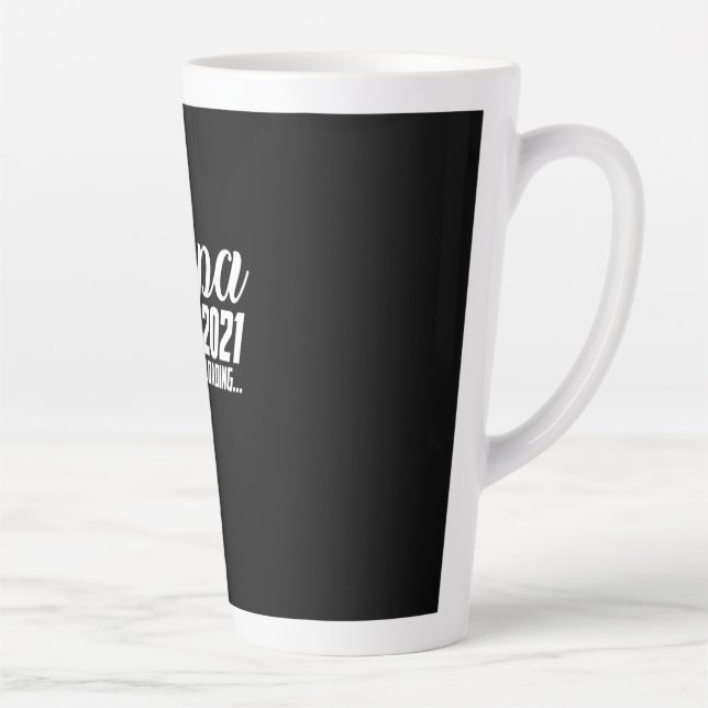 Father's Day | Papa Loading 2021 First Time Father Latte Mug (Right)