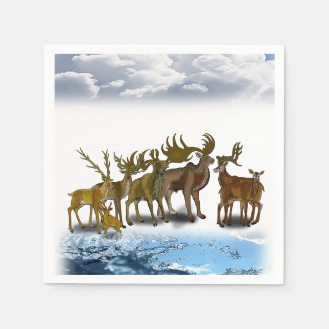 Father's Day Paper Napkins (Front)