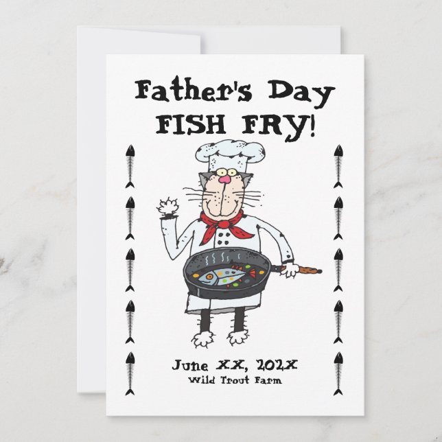Father's Day Party Invitation (Front)