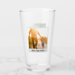 Fathers Day Personalized 2 Photo Glass