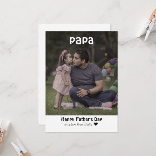 Father's day personalized card