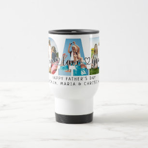 Father's Day Personalized Dad Gift  Photo College Travel Mug