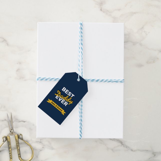 Father's Day Personalized Gift Tag (With Twine)