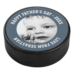 Fathers Day Personalized One of a Kind Hockey Puck