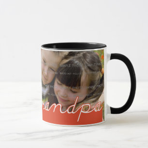 Father's Day Personalized Photo Mug for Grandpa