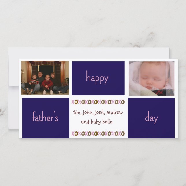 Father's Day Photo Card (Front)