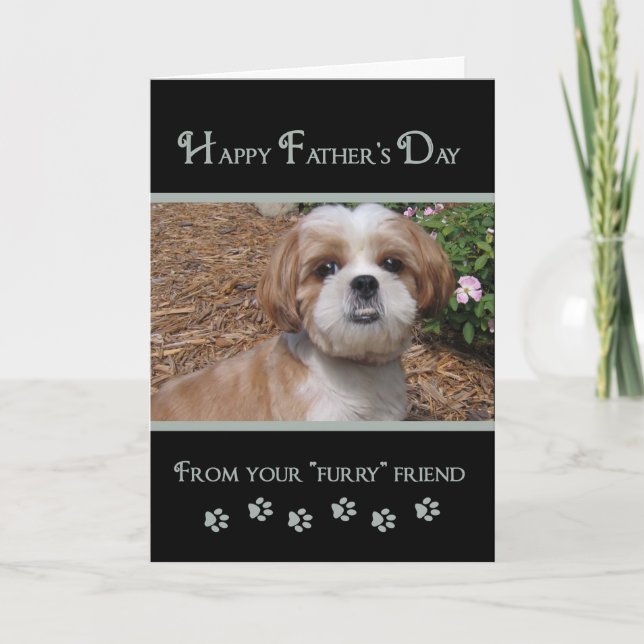 Father's Day  - Photo Card From Furry Friends (Front)