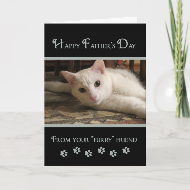 Father's Day  - Photo Card From Furry Friends (Front)
