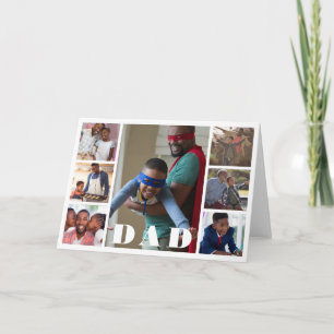 Father's Day Photo Collage Dad Card