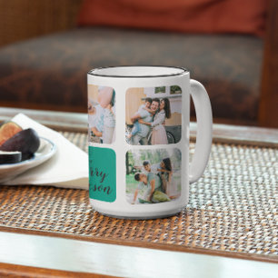 Father's Day Photo Collage Mug