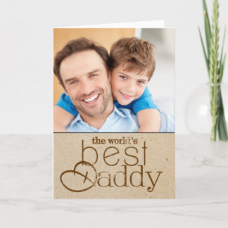 Fathers Day Photo Greeting Card