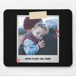 Father's Day Photo New Dad Cool Daddy Mouse Pad