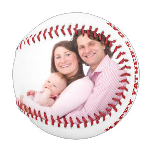 Father's Day Photo Personalized Baseball