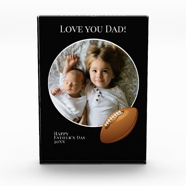 Fathers Day Photo with Football