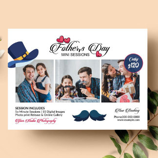 Father's Day Photography Mini Session Template