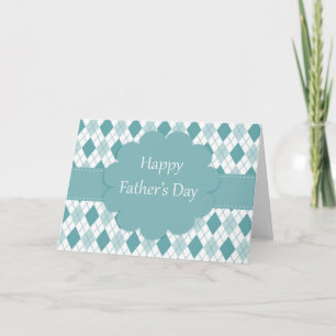 Fathers Day plaid Card